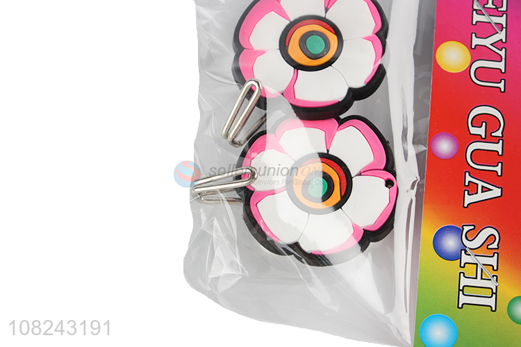 High quality 2 pieces cartoon sticky hooks wall hooks without nails
