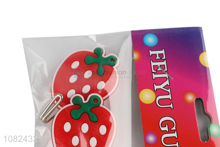 Popular product 2 pieces non-trace plastic hooks cute sticky hooks