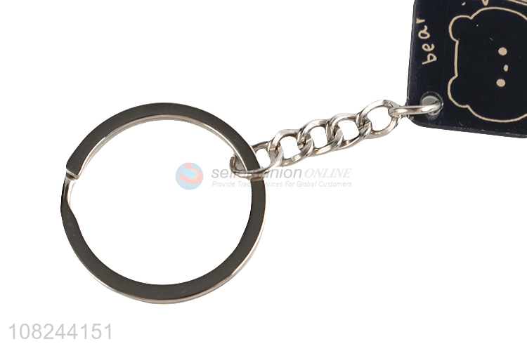 Wholesale from china portable alloy keychain ring for bags pendant