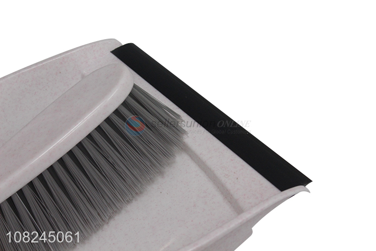 Factory wholesale household plastic dustpans brooms set