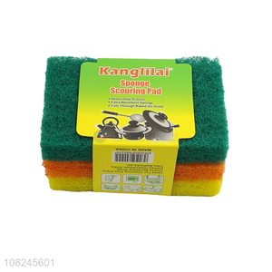 Best Sale Kitchen Scouring Pad Cleaning Sponge With Good Quality