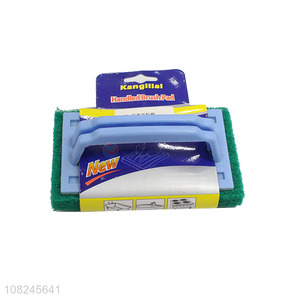 Wholesale Household Multipurpose Scouring Pad With Handle