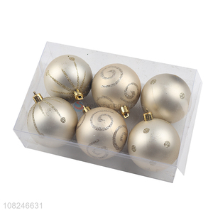 Good price 6pieces party decoration hanging christmas ball for sale