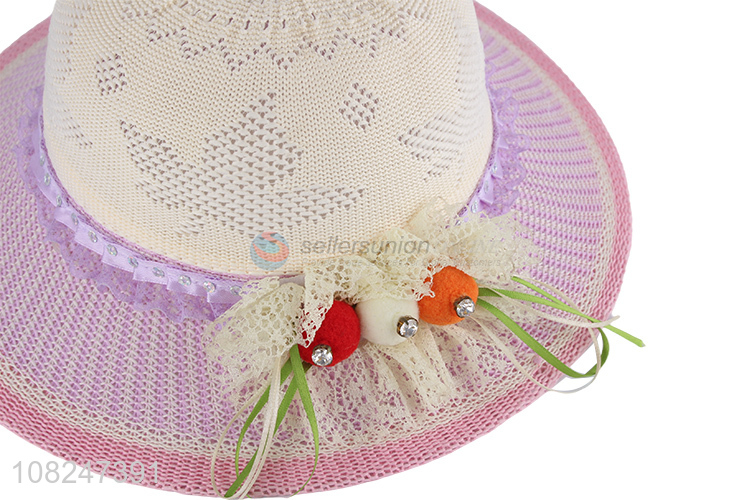 Popular design pretty all-match hat girls fashion accessories