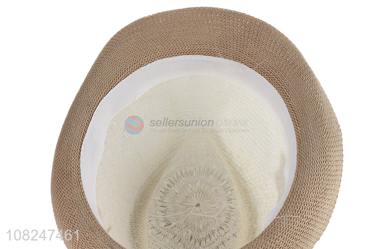 Hot sale creative cowboy hat children cute straw hat