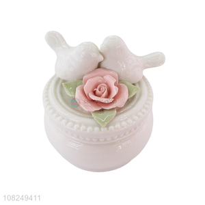 Good quality ceramic jewelry box ceramic jar wholesale