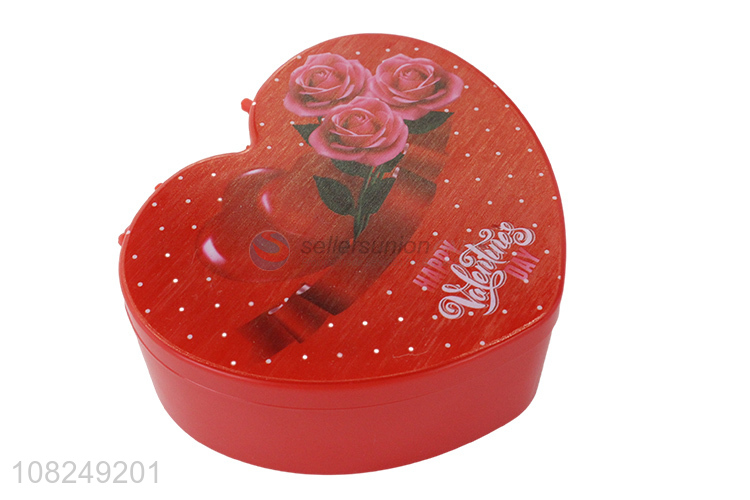 Wholesale from china heart shape multilayer ring box jewelry box