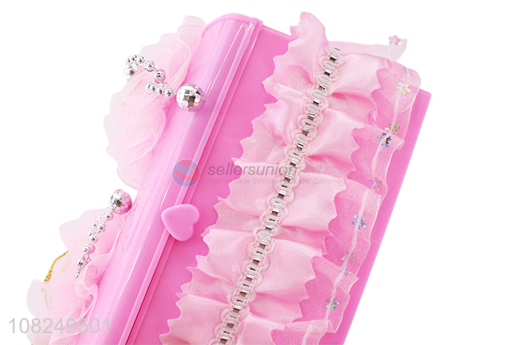 Wholesale from china pink plastic jewelry box ring box