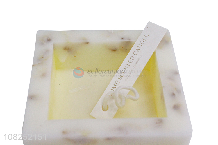 New products creative square candle scented candles