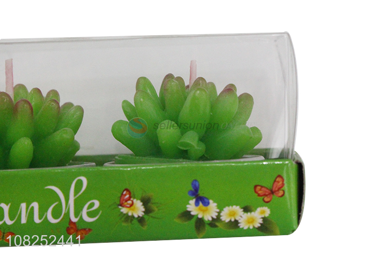 High quality creative plant candles home scented candles