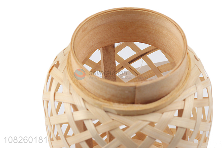 Wholesale handmade bamboo pendant lighting lamp shade for decoration