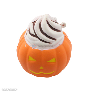 Hot selling cartoon pumpkin funny toys soft vent toys