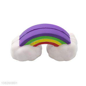 Yiwu wholesale cute rainbow funny toys PU vent toys