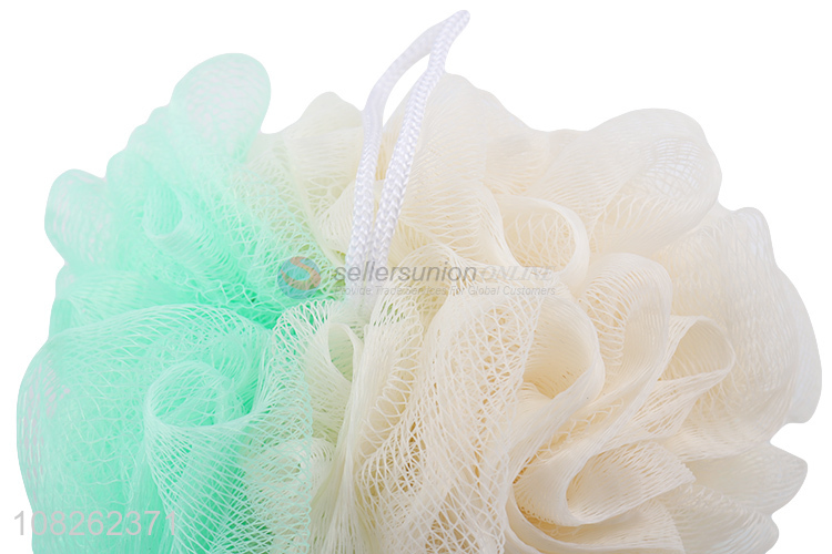 Hot selling daily use soft bath ball bath flower wholesale