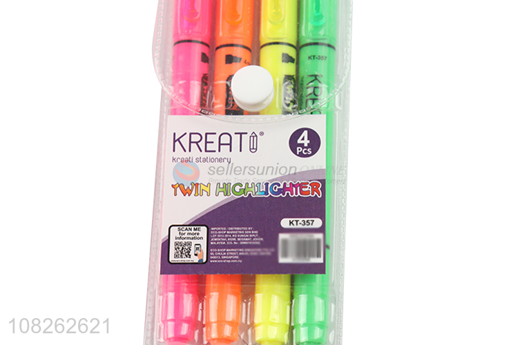 Factory Wholesale Soft Tip Highlighters Water-based Pen