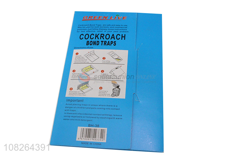 Wholesale cockroach glue trap sticky cockroach board no poisons