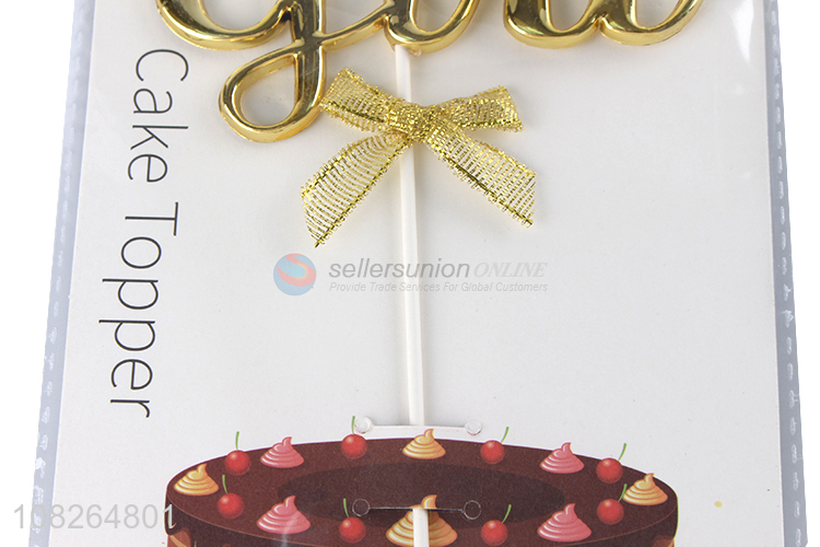 Top products golden boys girls cake topper cake decoration