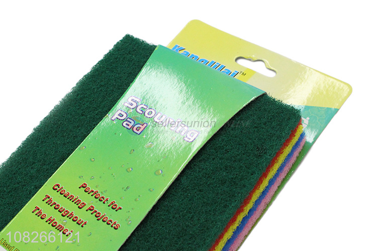 Wholesale Kitchen Scrubber 5 Pieces Scouring Pad Set