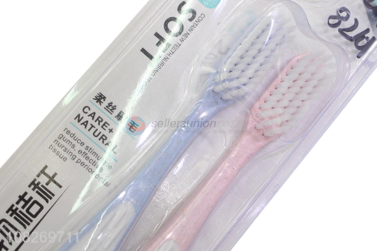 Good quality nylon soft adult toothbrush with cheap price