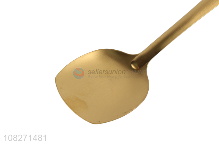 Hot sale long handle stainless steel fried spatula