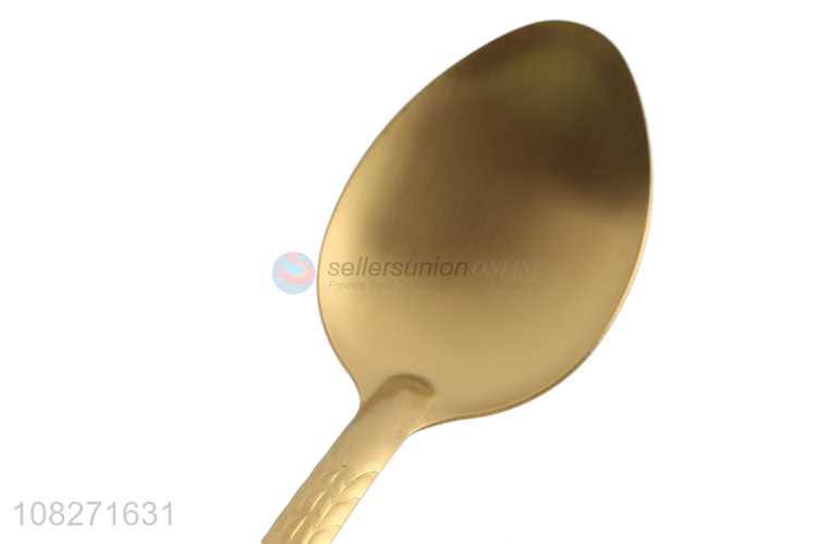 Wholesale price long handle dinner spoon kitchen supplies