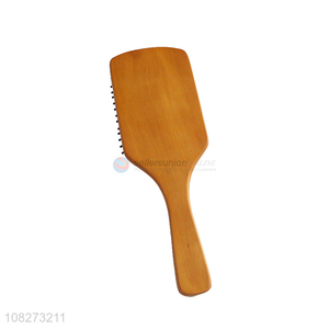 Good sale household massage hair comb with wooden handle