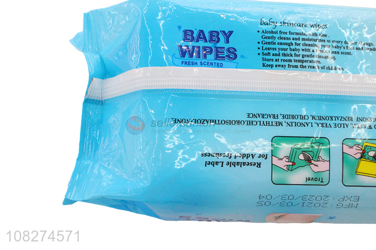 Good Quality Fresh Scented Alcohol-Free Baby Wipes