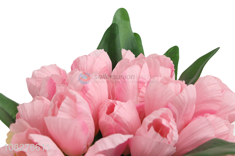 High quality pink waterproof natural artificial flowers