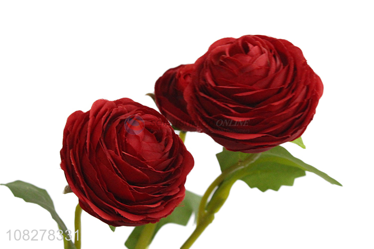 Yiwu market cuttings rose desktop artificial flower decoration