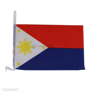 Factory price philippine country flag competition flag car flag