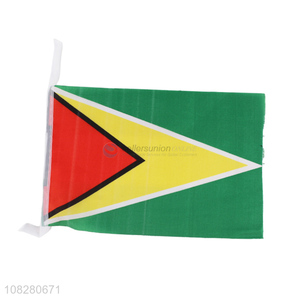 Online wholesale double-sided car flag Guyana country flags