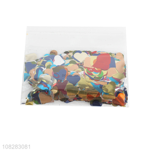 Good Quality Heart-Shaped Multi-Color Sequins Party Confetti