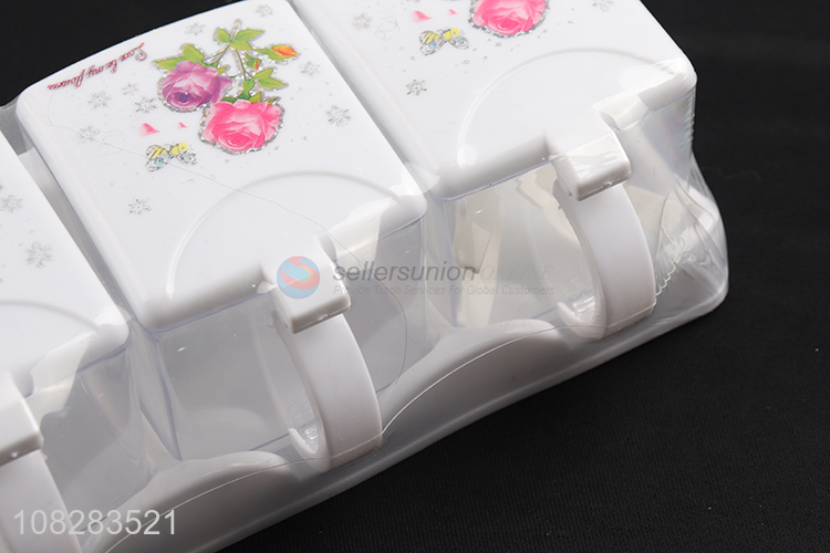 Yiwu wholesale plastic condiment box for kitchen cooking