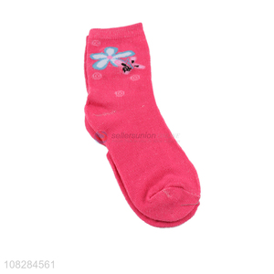 Best selling winter thermal soft kids children crew socks