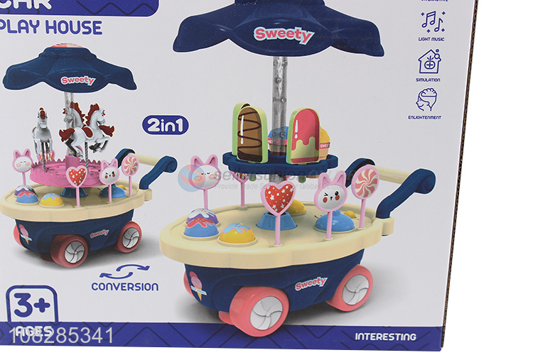 Factory price pretend play ice cream car toys for children