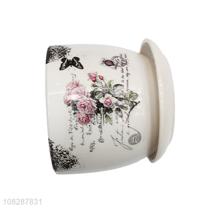 Top selling decorative ceramic flower pot for garden decoration