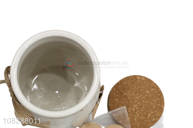 Wholesale from china ceramic storage jar with lids