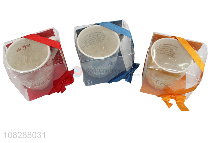 Factory supply multicolor ceramic coffee cup water cup