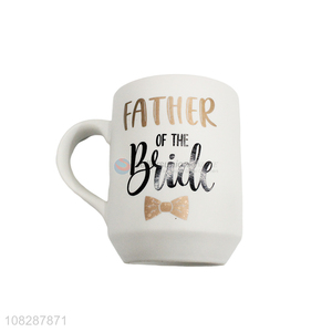 Latest design reusable ceramic water cup drinking cup for sale