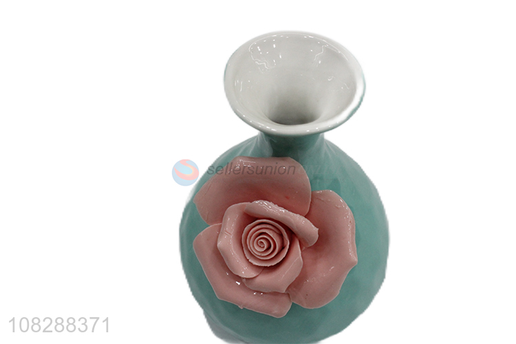 China factory multicolor delicate ceramic vase for home décor