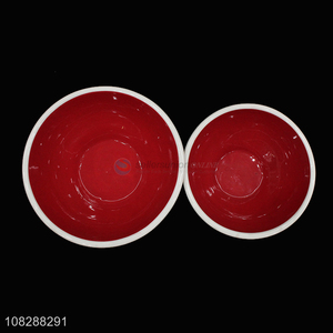 Yiwu market household ceramic tableware bowl set for sale