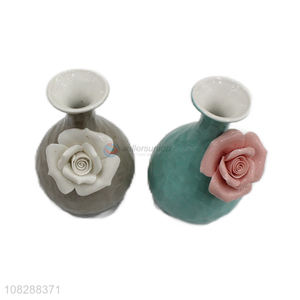 China factory multicolor delicate ceramic vase for home décor