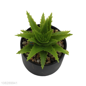 Wholesale creative desktop ceramic bonsai artificial plant decoration