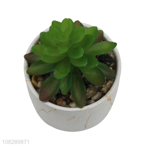 Wholesale price artificial plant desktop ornament ceramic bonsai