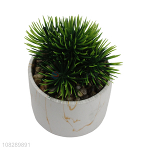 Factory price ceramic artificial plant ornament desktop bonsai