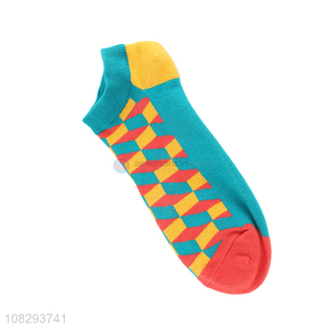 Custom Colorful Low Cut Ankle Socks Cotton Socks For Women