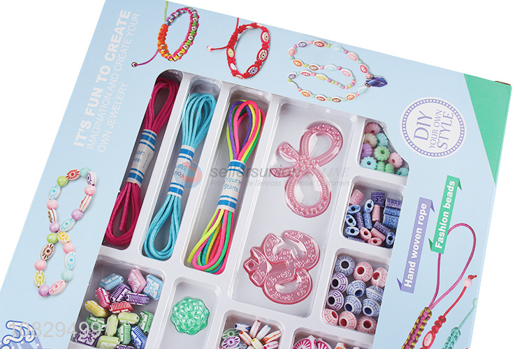 China imports girls kids crafts jewelry making kit DIY bead set