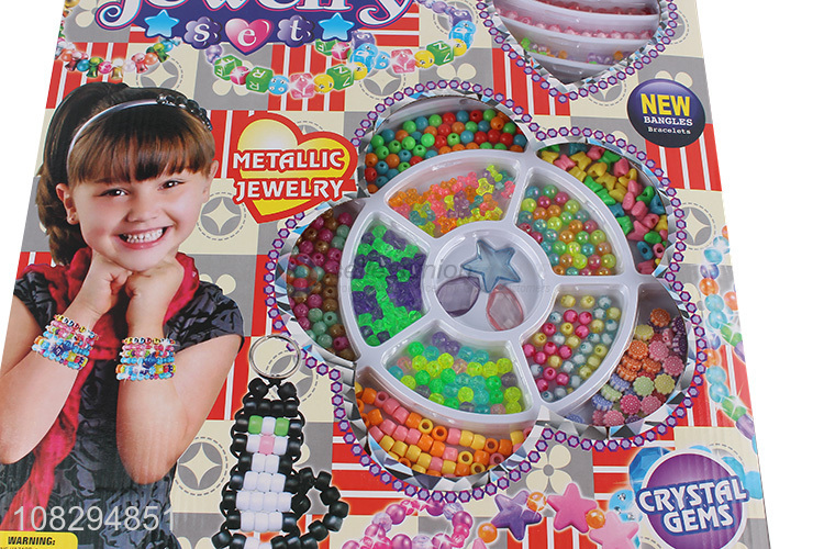 Good quality trendy beads jewelry bracelet making kits for kids
