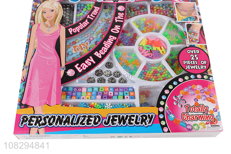 China supplier pop bead set jewelry making set for kids girls