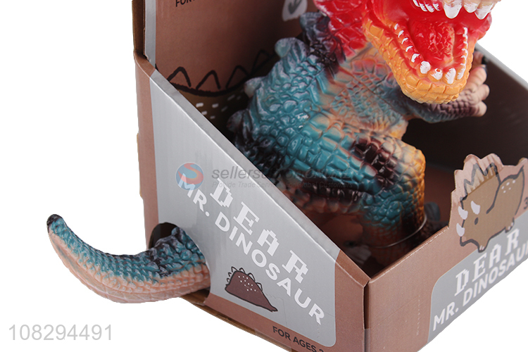 New arrival cartoon dilophosaurus model toy for kids boys girls